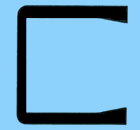 rubber square channel